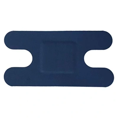 Image of Steroplast 50 X STEROCHEF STERILE CATERING KITCHEN BLUE DETECTABLE WASHPROOF FIRST AID PLASTERS KNUCKLE 7.5CM 4CM
