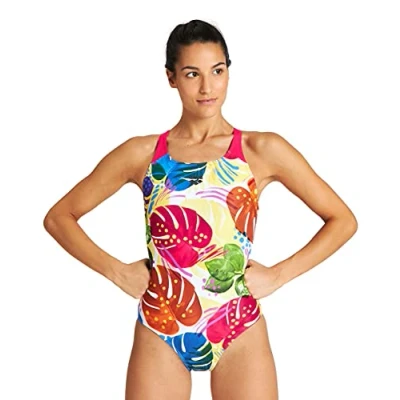 Image of Arena Women&#039;s Print Swim Pro Back MaxLife One Piece Athletic Training Swimsuit