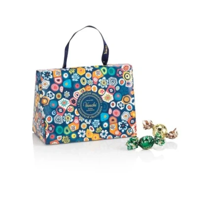 Image of Venchi Murrine Collection Bag With Assorted Pearl Chocolates, 150 g PGI Piedmont Hazelnuts Gluten Free Great Gift Idea