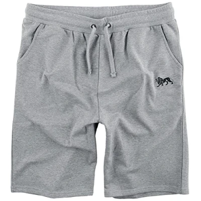 Image of Lonsdale Men&#039;s Balnabruich Trousers, Marl Grey/Black, L