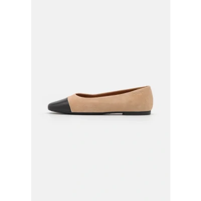Image of Vagabond Jolin Ballet pumps, Women&#039;s, Size: 7, Safari/black Suede