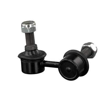 Image of 51330SG0003, 51330SG0013, 51330SK2000 Anti roll bar link FEBI BILSTEIN 42075 Front Axle Left 60mm M12 x 1,25 with nuts Steel black HONDA: CRX 2