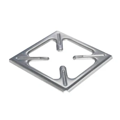 Image of Tredoni Gas Stovetop/Hob Ring Reducer for Coffee Makers &amp; Small Pots/Pans, Stainles Steel 10x10cm (Diagonal 14cm)
