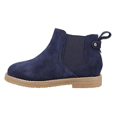 Image of Hush Puppies Girl&#039;s Mini Maddy Fashion Boot, Navy, 2 UK