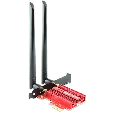 Image of WiFi Card 5374Mbps 6E PCIe Card, Bluetooth 5.3, Intel AX210 Chip, Tri Bands(6GHz/5GHz/2.4GHz) Wireless 6 for PC Windows 11/10(64Bit)