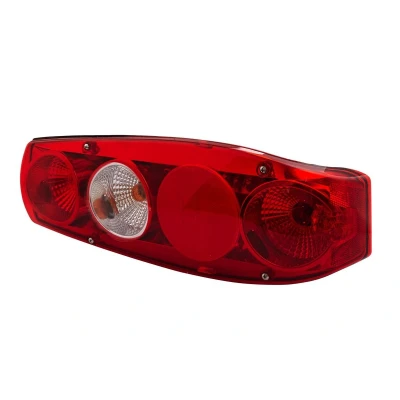 Image of CaralunaII, E49836 Combination Rearlight HELLA 2VA 341 419 111 Left black/grey with bulbs