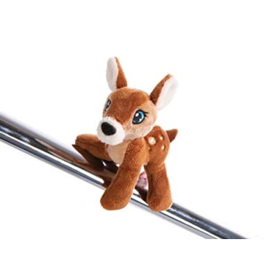 Image of NICI 49203 MagNICI Fawn Mala Magic 12cm Brown Sustainable Cuddly Toy Magnetic Animal for Fridge, Blackboard, Metal &amp; Much More Gift idea, 12 cm
