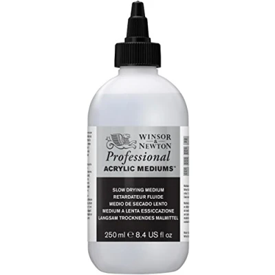 Image of Winsor &amp; Newton 3040932 Slow Drying Medium Acrylic Retardant 250 ml bottle