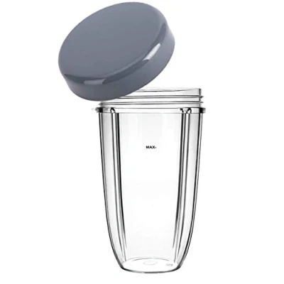 Image of Utiz 24oz Cup for Nutribullet with Lid Cap Replacement Parts 600W/900w Blender Juicer Mixer Size: 700ml