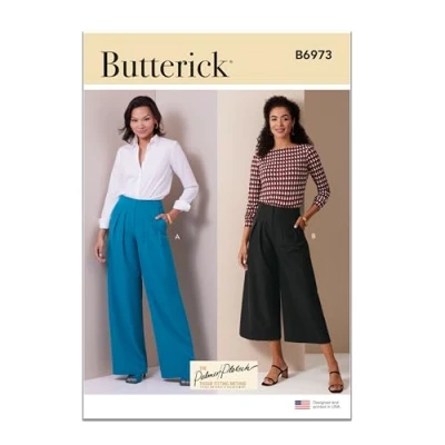 Image of BUTTERICK B6973K5 Misses&#039; Pants by Palmer/Pletsch K5 (8 10 12 14 16)