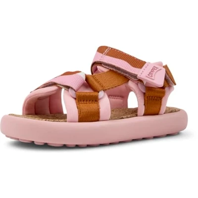 Image of Camper Pelotas Flota KIDS Sandals for kids, Size: 4, Braun/rosa Textile