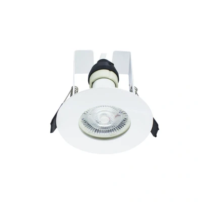 Image of Integral EvoFire Downlight GU10 Matt White IP65 3 Pack Insulation Coverable