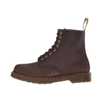 Image of Dr. Martens 1460 Unisex Laceup ankle boots, Size: 12, Dark brown crazy horse Leather