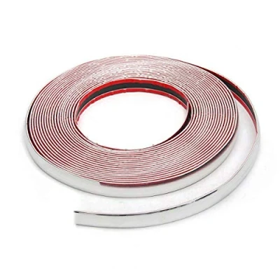 Image of 30mm x 3m Car Styling Moulding Strip Trim Self Adhesive Detail Edging Chrome Van Truck Pickup Boat