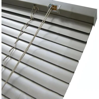 Image of Aluminium Venetian Blind, Metal, Slats for Home Office, Visibility, Light and Glare Protection, Wall Ceiling Mount, Customised (150 x 120 cm)