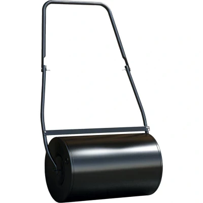 Image of DURHAND Garden Lawn Roller 38L Steel Push Grass Mower Scraper Water Sand Filled