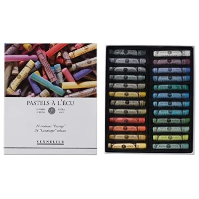 Image of Savoir Faire 10132241 Sennelier Soft Pastels Set 24/Pkg Landscape