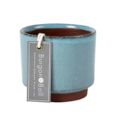 Image of Burgon &amp; Ball Malibu Blue Succulent Pot