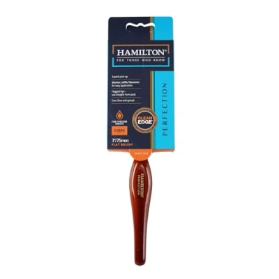 Image of 3&quot; Hamilton Perfection Clean Edge Firm Synthetic Flat Paint Brush (1100401 30)