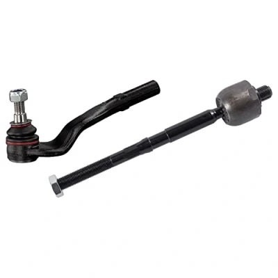Image of 2123302103, 2123302103S2, 2123302303, 2123302303S1, A2123302103 Tie Rod FEBI BILSTEIN 38971 Front Axle Left with lock nuts