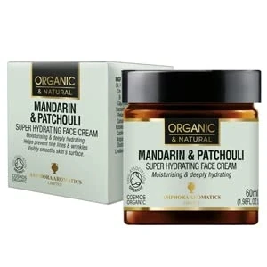 Image of Amphora Aromatics Mandarin &amp; Patchouli Super Hydrating Face Cream COSMOS Organic 60ml