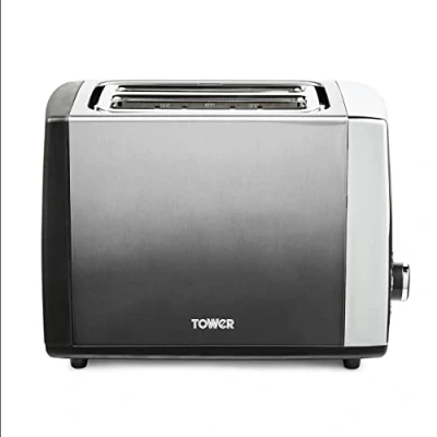 Image of Tower Infinity Ombre 2 Slice Toaster Graphite