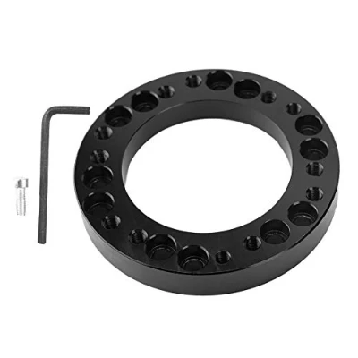 Image of Aramox Universal Steering Wheel Spacer,12.5mm Car Hub Racing Spacer Pad Adapter Kit