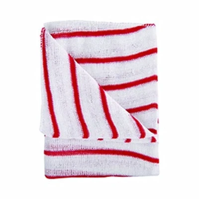 Image of ROBERT SCOTT HDRE1610P Hygiene Cloth, 16 x 12, Red and White (Pack of 10)