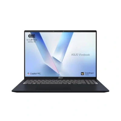 Image of ASUS Vivobook X1607QA 16&quot; WUXGA Next Gen AI Laptop with Co Pilot+ (Qualcomm Snapdragon X Plus 45 TOPS, 16GB RAM, 512GB PCIe G4 SSD, 19 Hour Battery Life, Windows 11 Home)