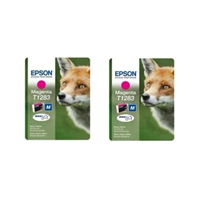 Image of Epson Original T1283 Ink Cartridge, Magenta (Twin Pack), Genuine