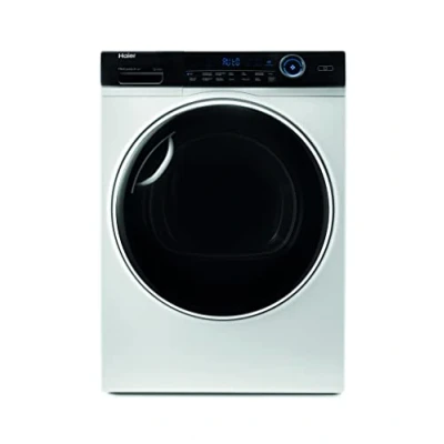 Image of Haier I Pro Series 7 Plus HD90 A3Q979U1 Wi Fi Freestanding Heat Pump Dryer with LED Display, 9kg Load, White [Energy Class A+++]