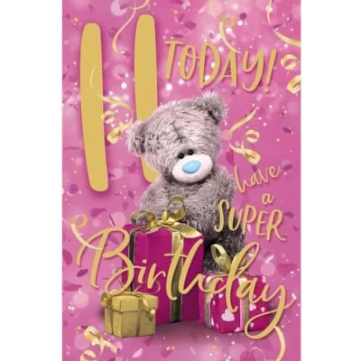 Image of Me To You Tatty Teddy Age 11 Birthday Card, Have a Super Official Collection