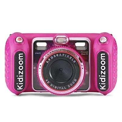 Image of VTech KidiZoom Duo DX Digital Selfie Camera with MP3 Player Pink