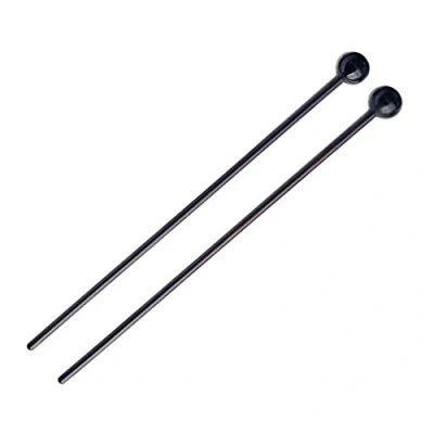 Image of Stagg 15165 39 cm 15 Inch Maple Bell Mallet with Soft Spherical Black Rubber Head (Pair of 2)
