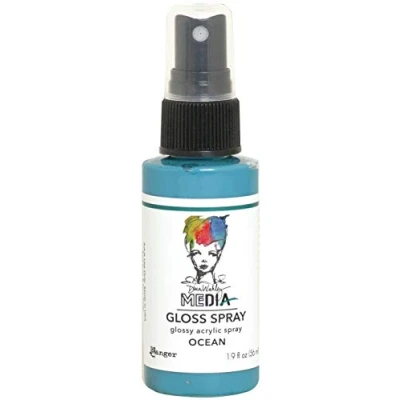 Image of Dina Wakley Media Ranger Gloss Sprays Ocean, 56 ml (Pack of 1)