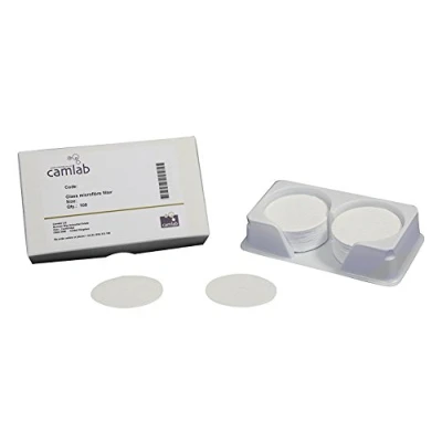 Image of Camlab 1171228 Grade 261 [Gf/C] Glass Microfiber Filter, 1.2µm, 47 mm Diameter (Pack of 100)