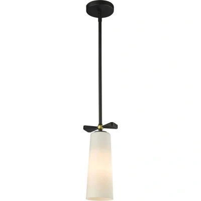 Image of Bow Slim Pendant Ceiling Light Black, E27