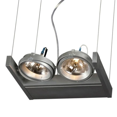 Image of 2 Light Commercial Lighting Aluminum G53 Bulb