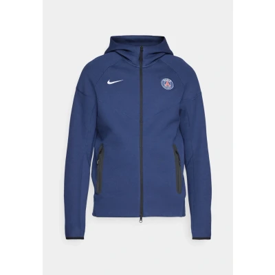 Image of Nike Performance Zipup sweatshirt, Men&#039;s, Size: Medium, Midnight navy/white