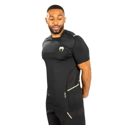 Image of Venum Men&#039;s Standard T Shirt Black/Yellow