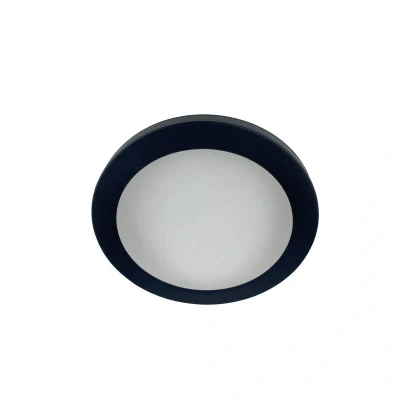 Image of Spa 217mm Tauri LED Flush Ceiling Light Ring Satin Black