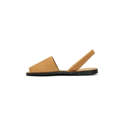 Image of SOLE Macaw Nubuck Menorcan Sandals UK 7 Tan