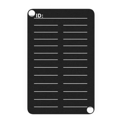 Image of Hooe England Crypto Seed Storage Lazer Engraved Black Steel Metal Plate Wallet Punchable or Etchable for Offline Bitcoin Ethereum Cryptocurrency Phrase Mnemonic Backup Recovery Word