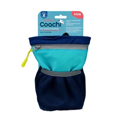 Image of Coachi Pro Train &amp; Treat Bag, Pouch. Dog Trainers and Professional Walkers, Extra Large Storage, Secure Attachment Options, Zipped Pocket, Magnetic Closure. Suitable for Walking Training