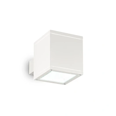 Image of Snif Square 1 Light Outdoor Up Down Wall White, Putty IP44, G9