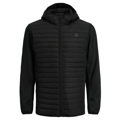 Image of Jack &amp; Jones Emulti Quilted Light jacket, Men&#039;s, Size: XXL, Black 3