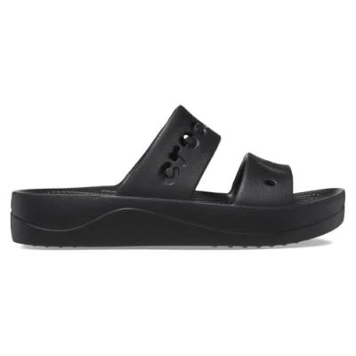 Image of Crocs Women&#039;s Baya Platform Sandal, Black, 8 UK