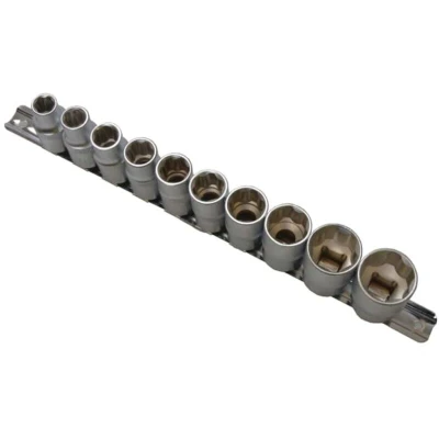 Image of Blue Spot Tools 10 Piece 1/2&quot; Metric Socket Set (10 24MM)