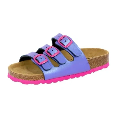 Image of Lico Girl&#039;s Bioline Kids Mules, Purple Lila Pink, 3.5 UK