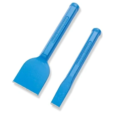 Image of Footprint Bolster and Cold Chisel Set Essential Heavy Duty Hand Tools for Builders, Bricklayers DIY. Fully Forged Superior Strength. Use on Brick, Mortar, Plaster, Floor, Stone.